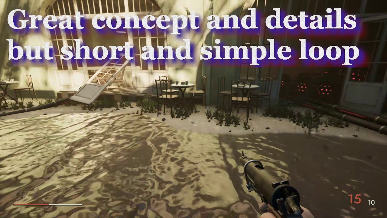 INDUSTRIA gameplay - Atmospheric Retro SciFi FPS - Short Indie game - Dystopia + Robots - First act