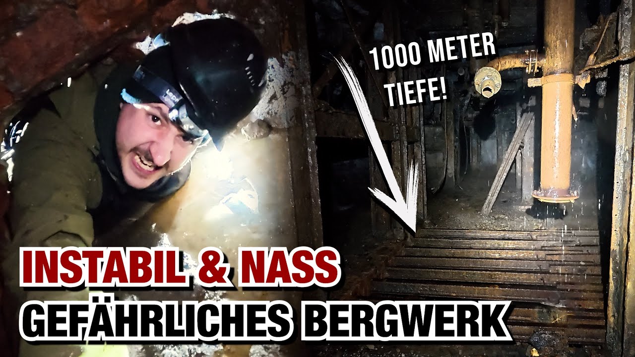 Zu nass, zu eng, zu gefährlich! Dieser Minenschacht hat es in sich