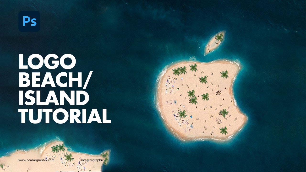 Turn a Logo to Beach/ Island (Photoshop Tutorial)
