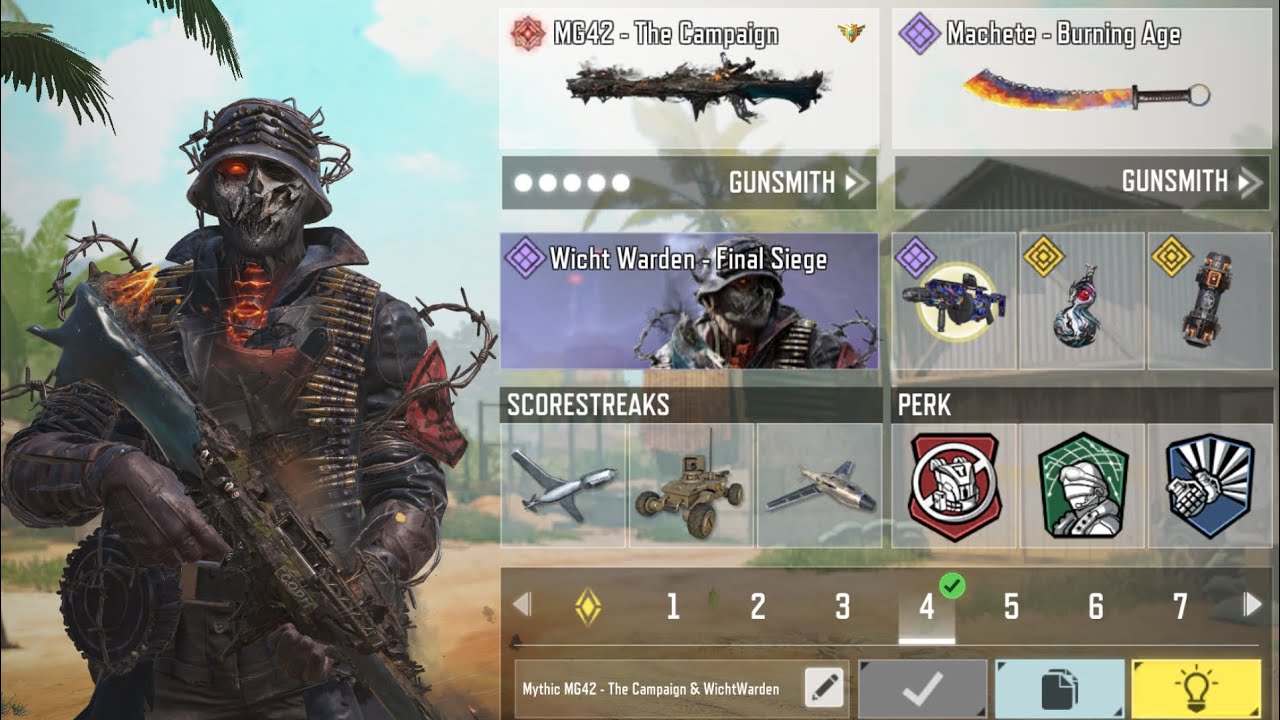 My New GUNSMITH of the All New Mythic MG42 has made it to the Fastest ever Firing Rate Gun in CODM😍