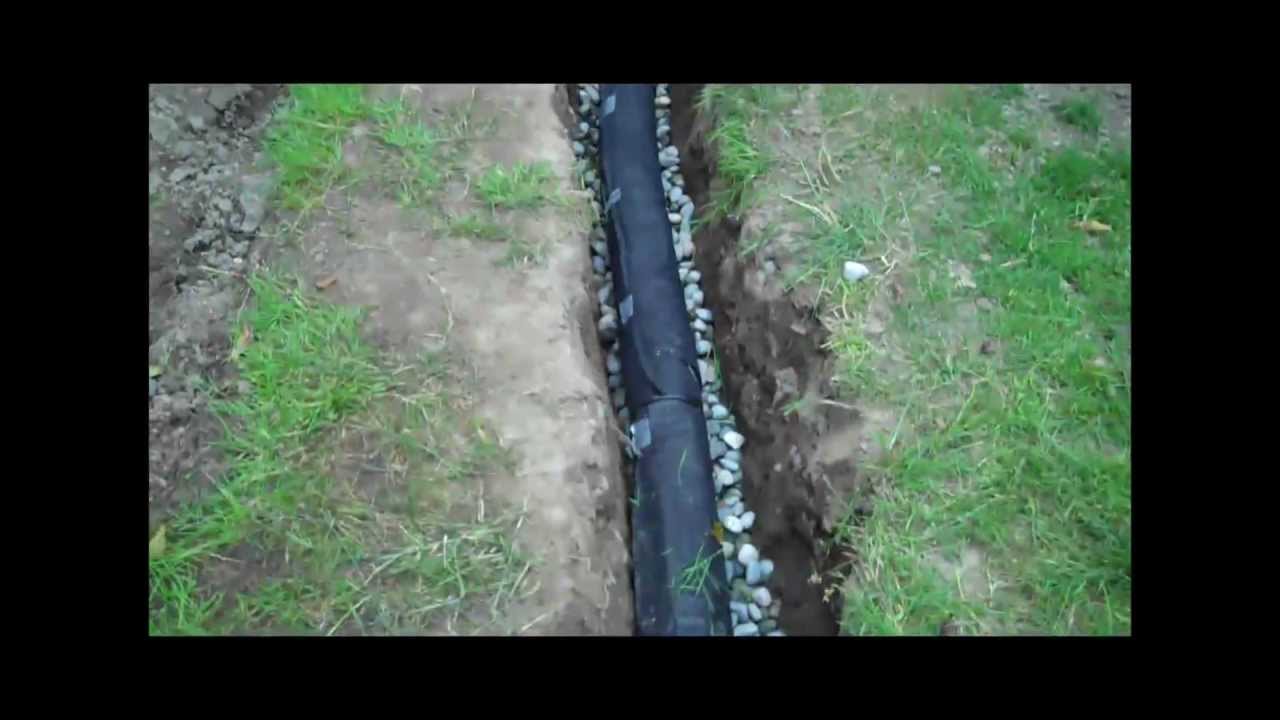 How To Install A Drainage Pipe