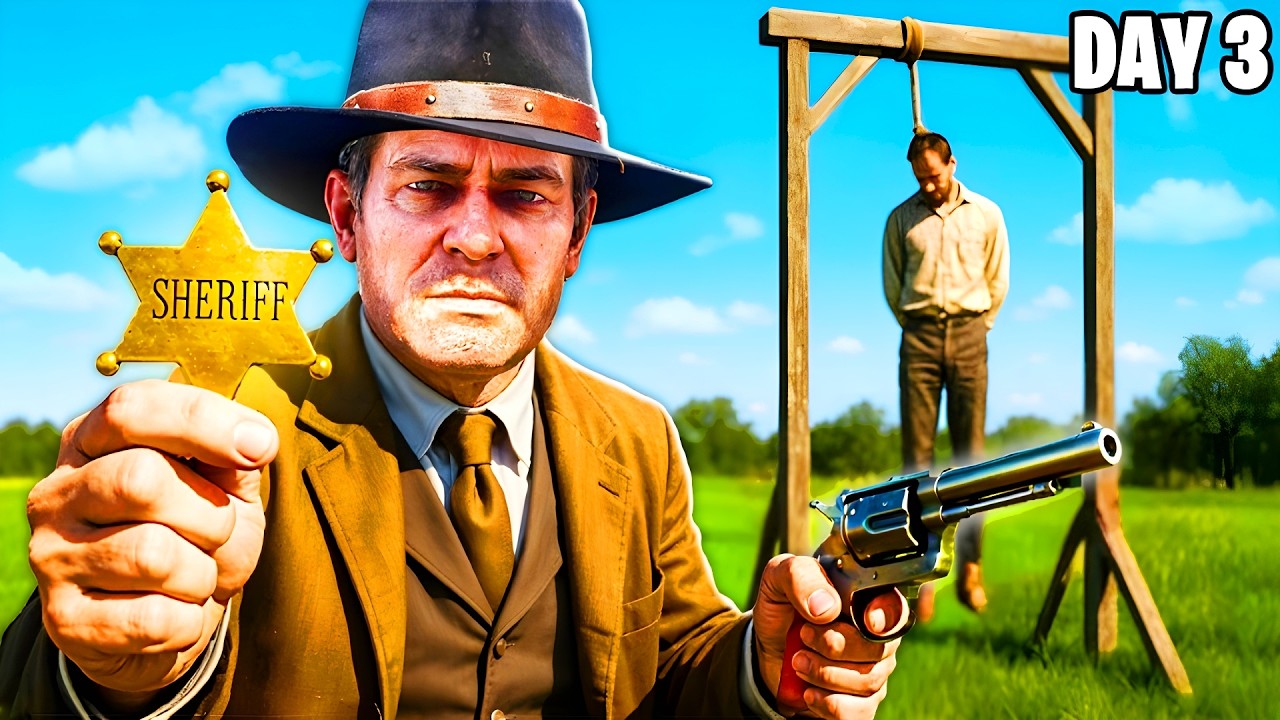 I Became a SHERIFF in Realistic RDR 2 !