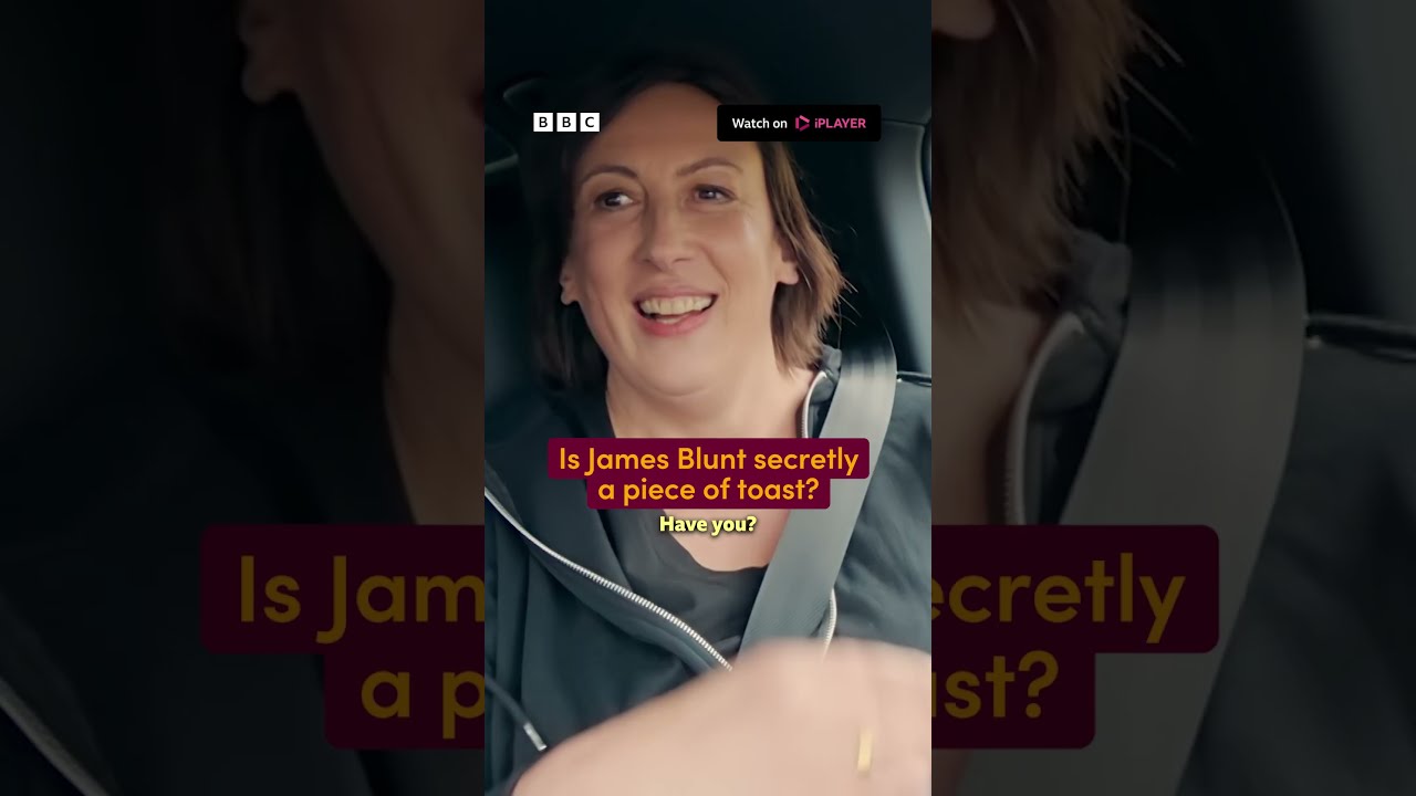 Is James Blunt secretly a piece of toast? 🍞🤣 - BBC