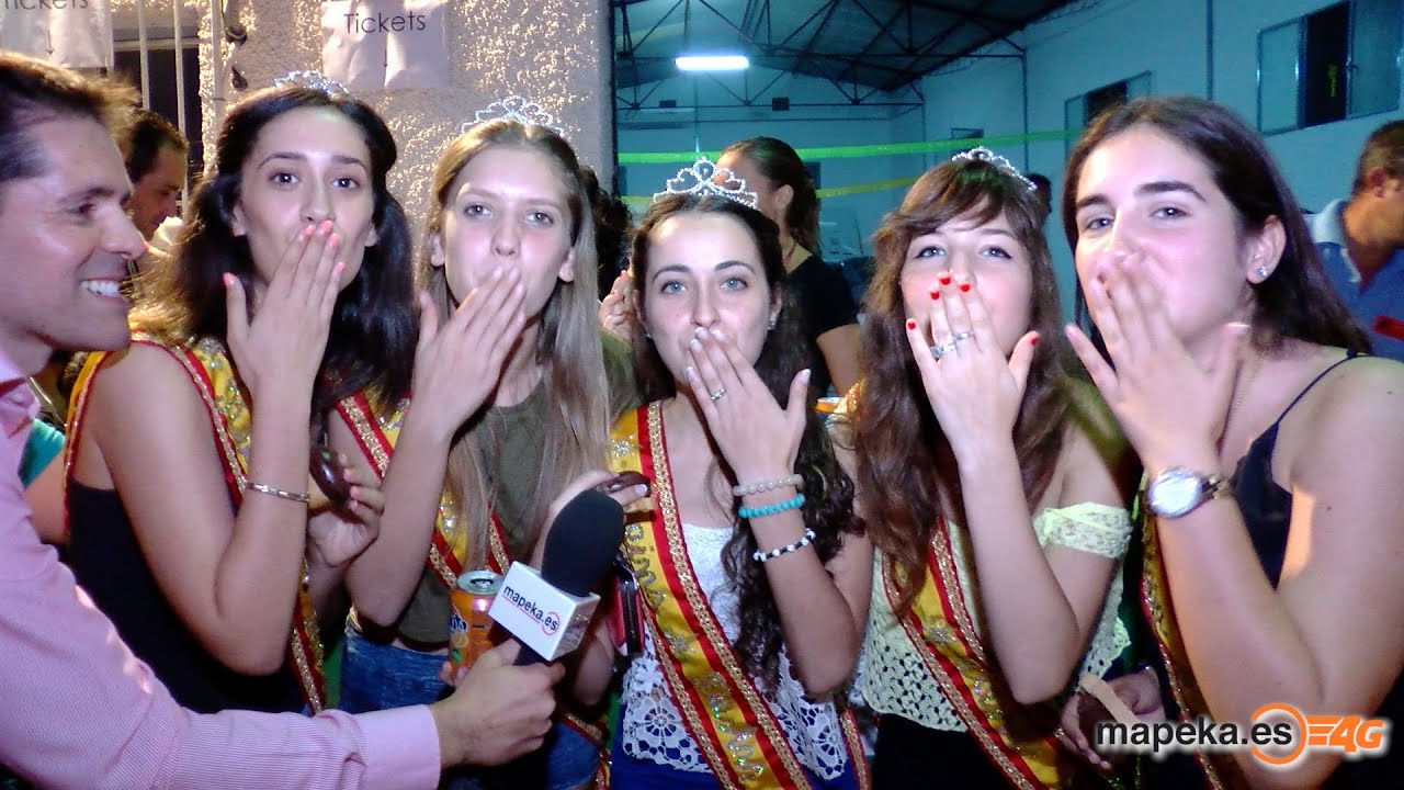 Video Reinas Fiestas La Algaida 2015. Chicas guapas que te invitan a la fiesta