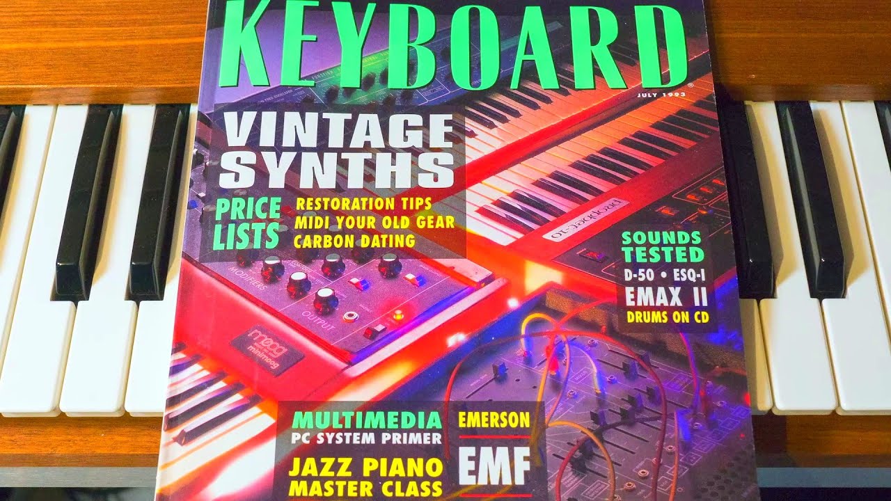Keyboard Mag July '93 | When vintage synth prices were insanely LOW