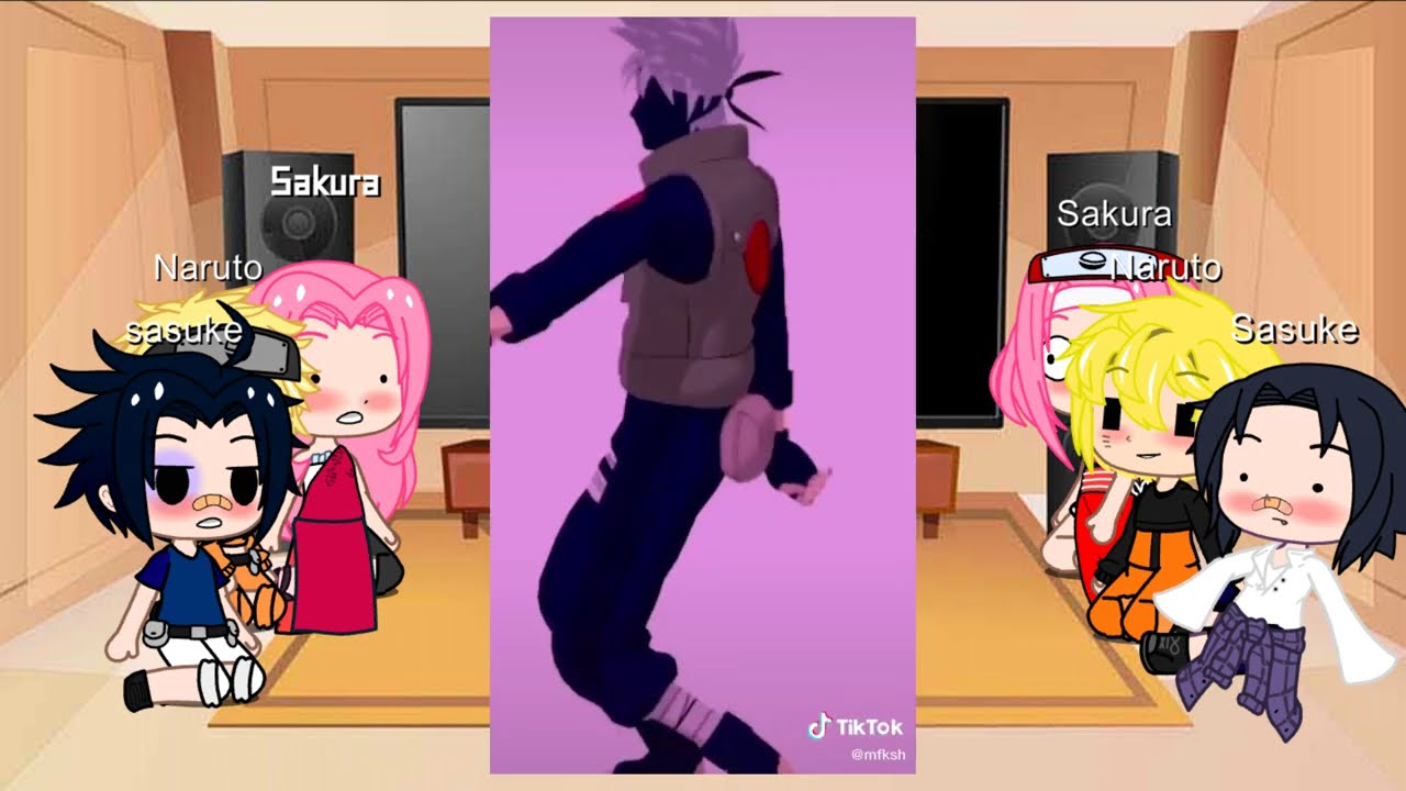 Team 7 Reaccióna a sus tik toks parte 2|SasuNaru y Sakuhina|Leer descripción