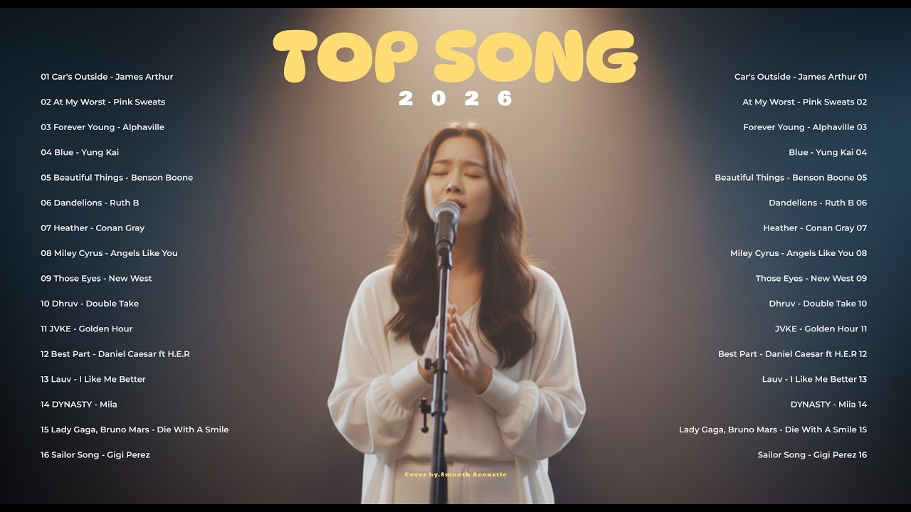 Top Song 2026 🎵 Soft & Relaxing Acoustic Covers | Chill Vibes Music Playlist