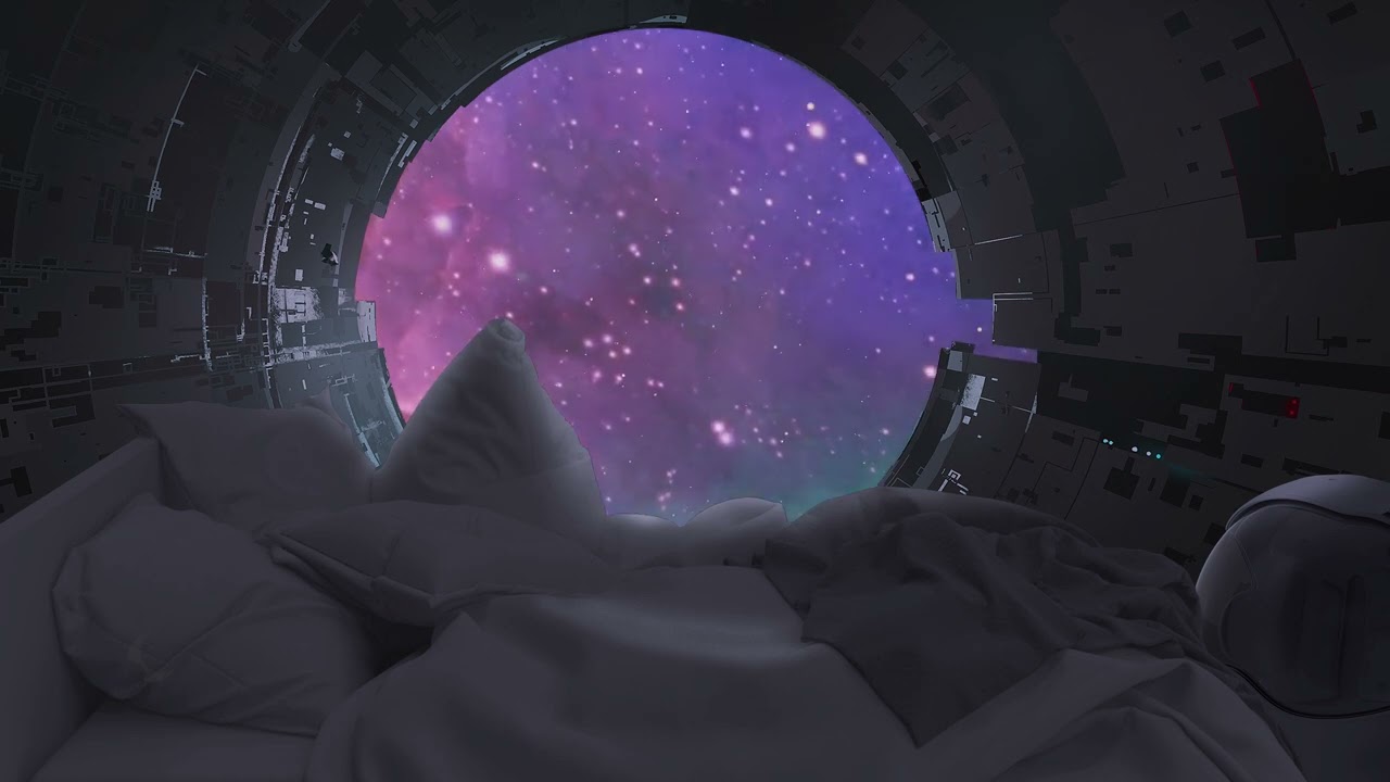 Fall Asleep Fast in a Starship | Deep Bass Sleep Sounds | 8 Hour White Noise