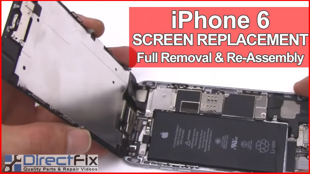 iPhone 6 Screen Repair & Disassembly Directions