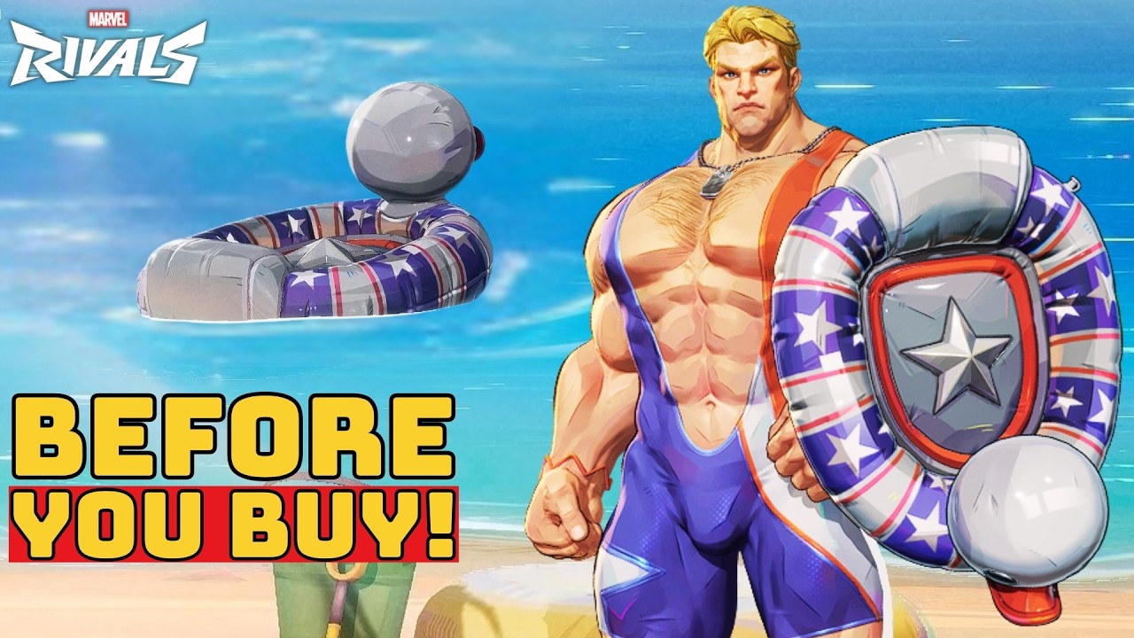 Captain America Seaside Sentinel Skin Showcase - Marvel Rivals | Before You Buy