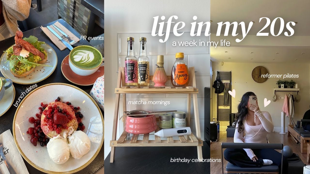 week in my life 🩰🍵⭐️ reformer pilates, matcha mornings, brunch dates + birthday surprises