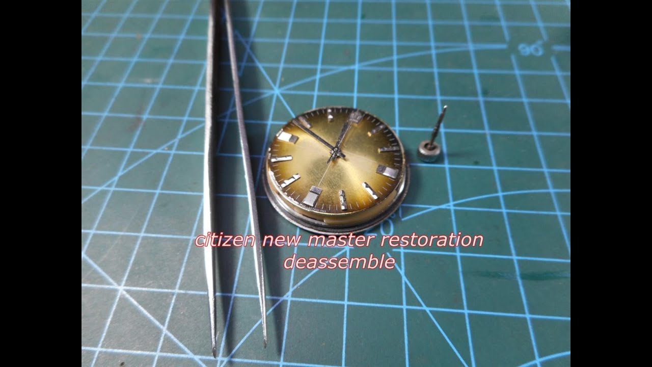 citizen new master 0201 movement deassemble