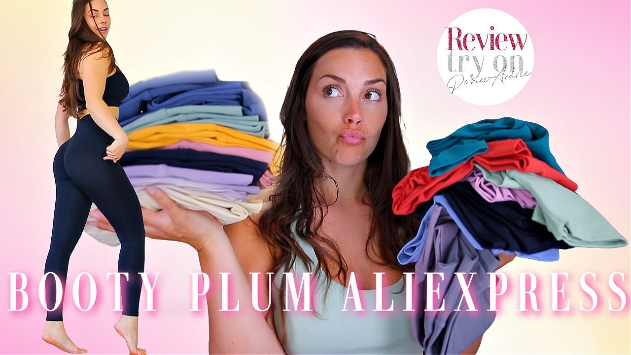 The BEST BOOTY LEGGINGS Seamless & non seamless | #Aliexpress #tryon #haul