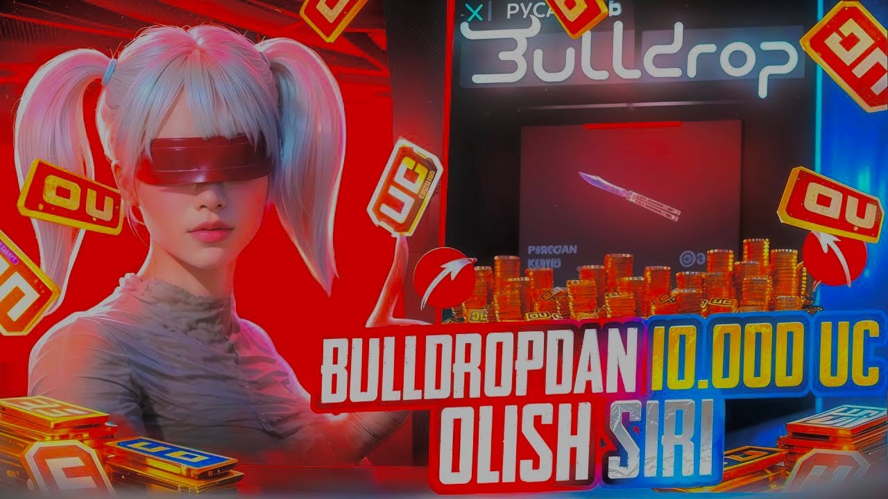 BULLDROP 10.000 OLISH SIRI #bulldrop #rek #opencase #pubg mobile 