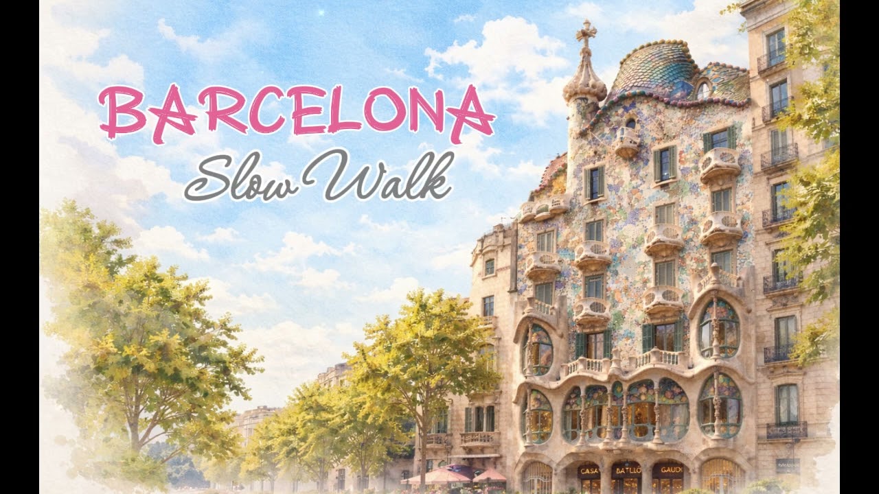 Barcelona Slow Walk🌿|巴塞隆納街頭漫步