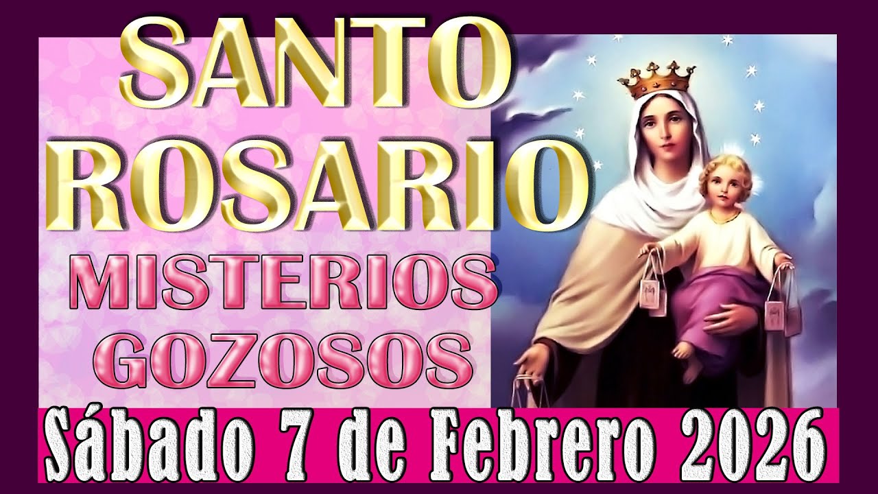 SANTO ROSARIO🌹🌟 SÁBADO 7 FEBRERO 2026📿✟🙏