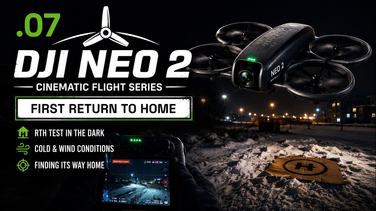 First RTH Test with the DJI Neo 2 — A Tiny Drone Finding Its Way Home