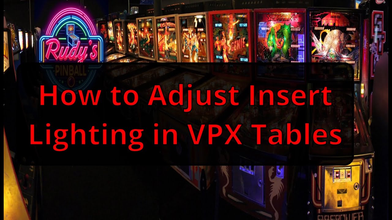 Как настроить освещение в VPX