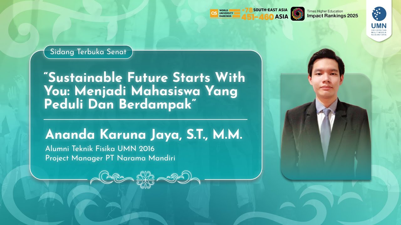 Sidang Terbuka Senat 2025 - Penerimaan Mahasiswa Baru Universitas Multimedia Nusantara
