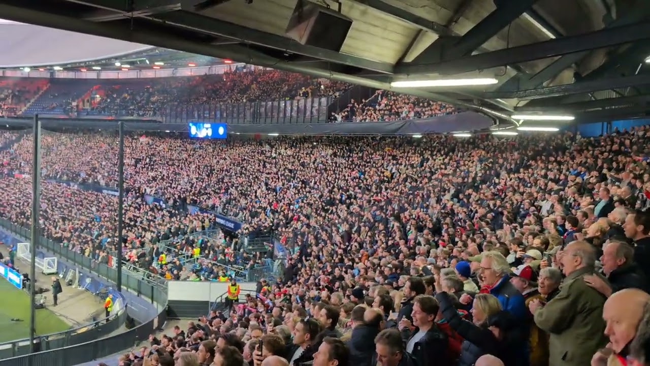 Feyenoord - Inter Milan, Opkomst + Sfeeractie