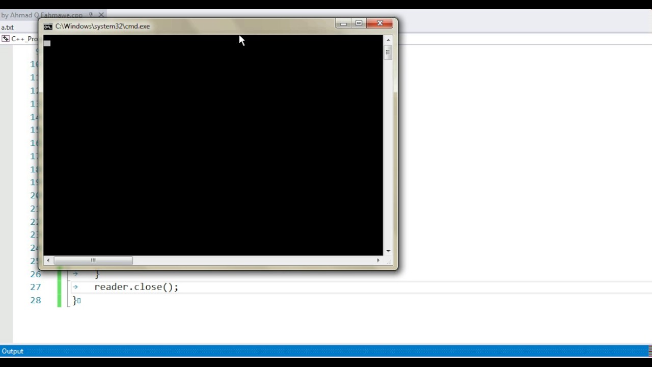 Example fstream in c++