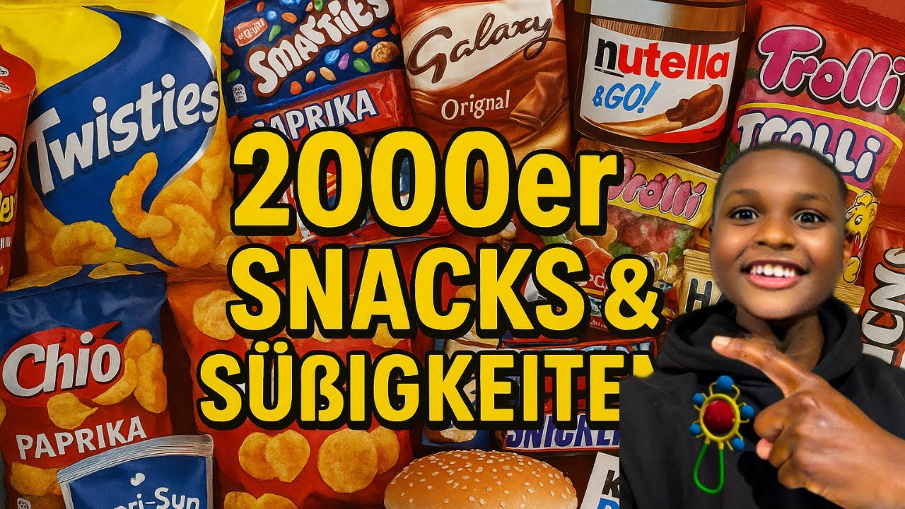 Wir probieren virale Snacks aus den 2000er (schmecken sie noch?) mit @FitnessOskar und @wingsteven 
