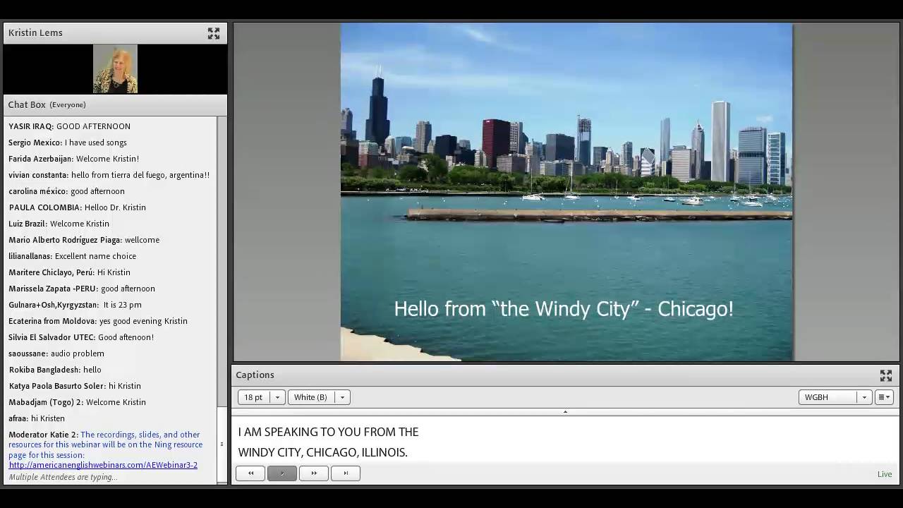 AE Webinar 3.2 - Using Songs to Teach English