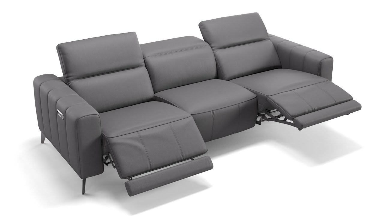 PALERMO Leder XXL Relaxsofa - Eleganz und ultimativer Komfort | Sofanella