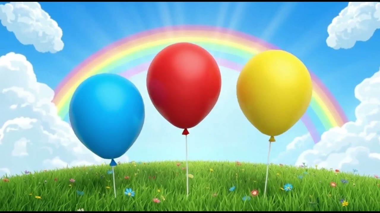 Where Is the Balloon? 🎈 Learn Colors for Kids