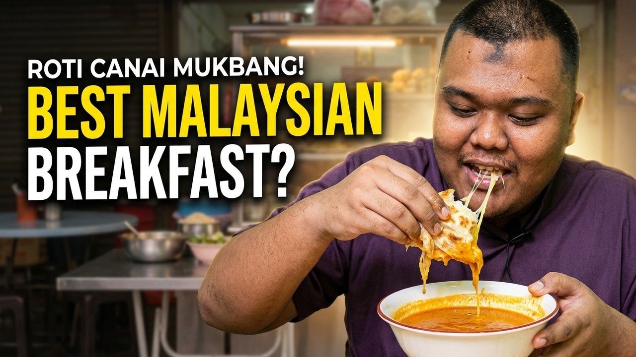 MALAYSIA 🇲🇾 FOOD MUKBANG EPISODE 2: ROTI CANAI / PARATHA