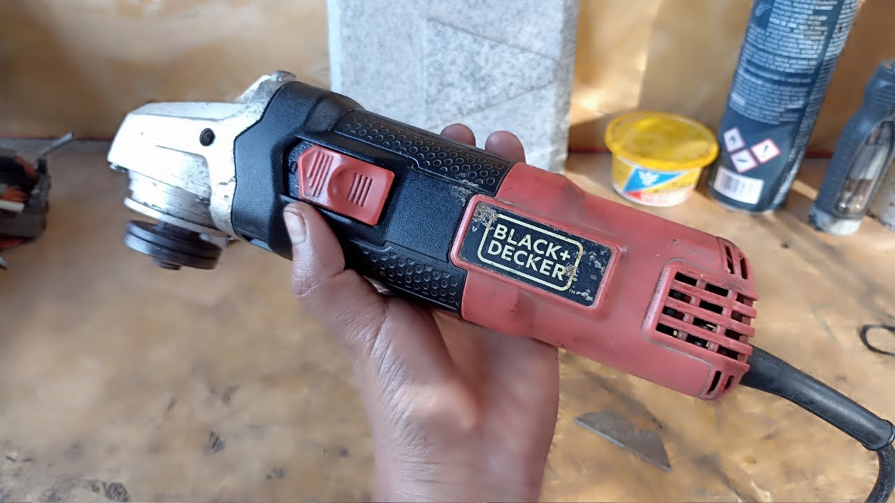 Cómo REPARAR una AMOLADORA BLACK+DECKER G720 paso a paso 🔥🔩