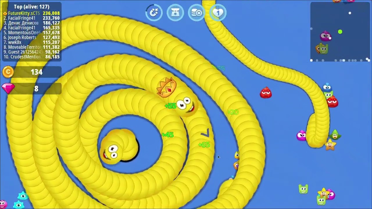 WORM HUNT CRAZY LEVEL KING .\PC GAMEPLAY