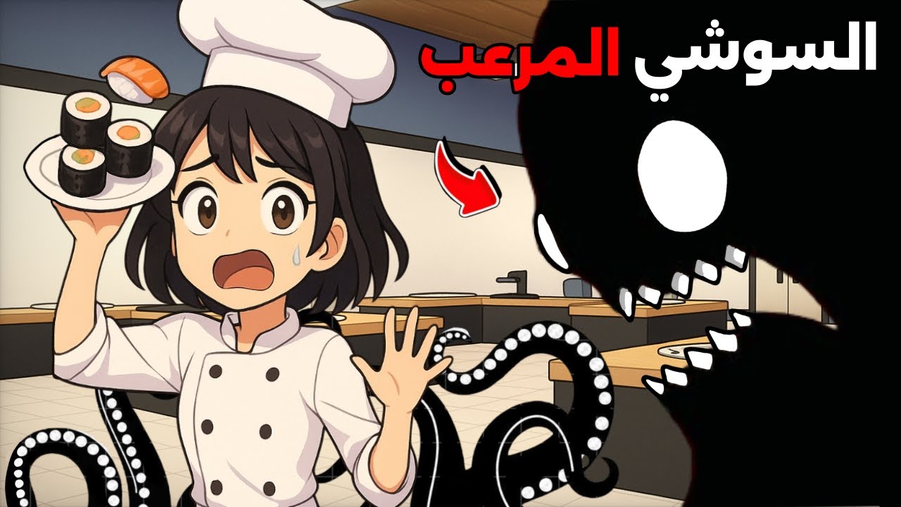 السوشي المرعب🍱😨