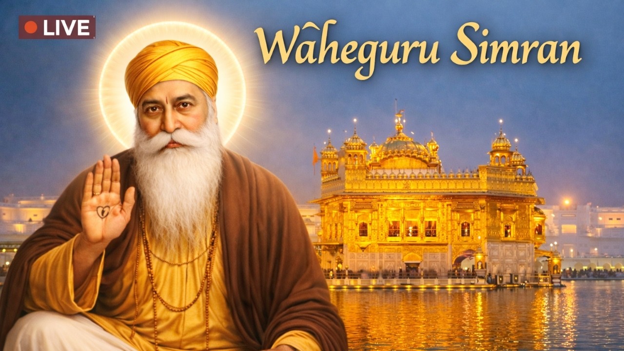 🔴 LIVE | Golden Temple Amritsar | Waheguru Simran | Shabad Kirtan | Divine Peace 🙏