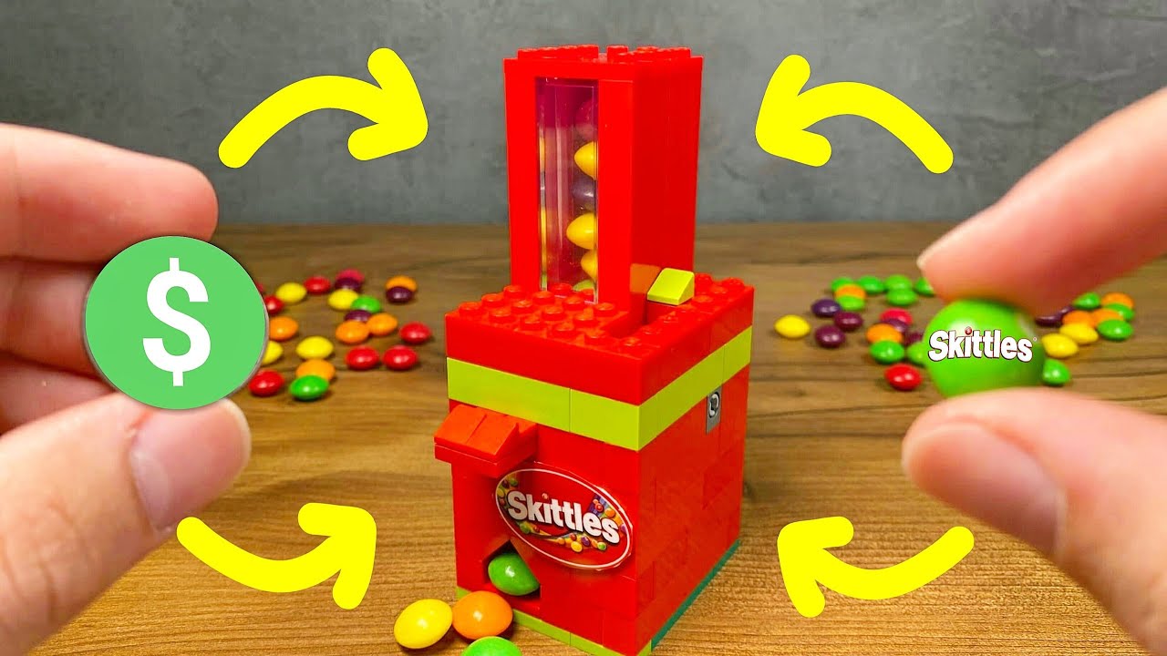 Как сделать Конфетницу Skittles с Сейфом из ЛЕГО