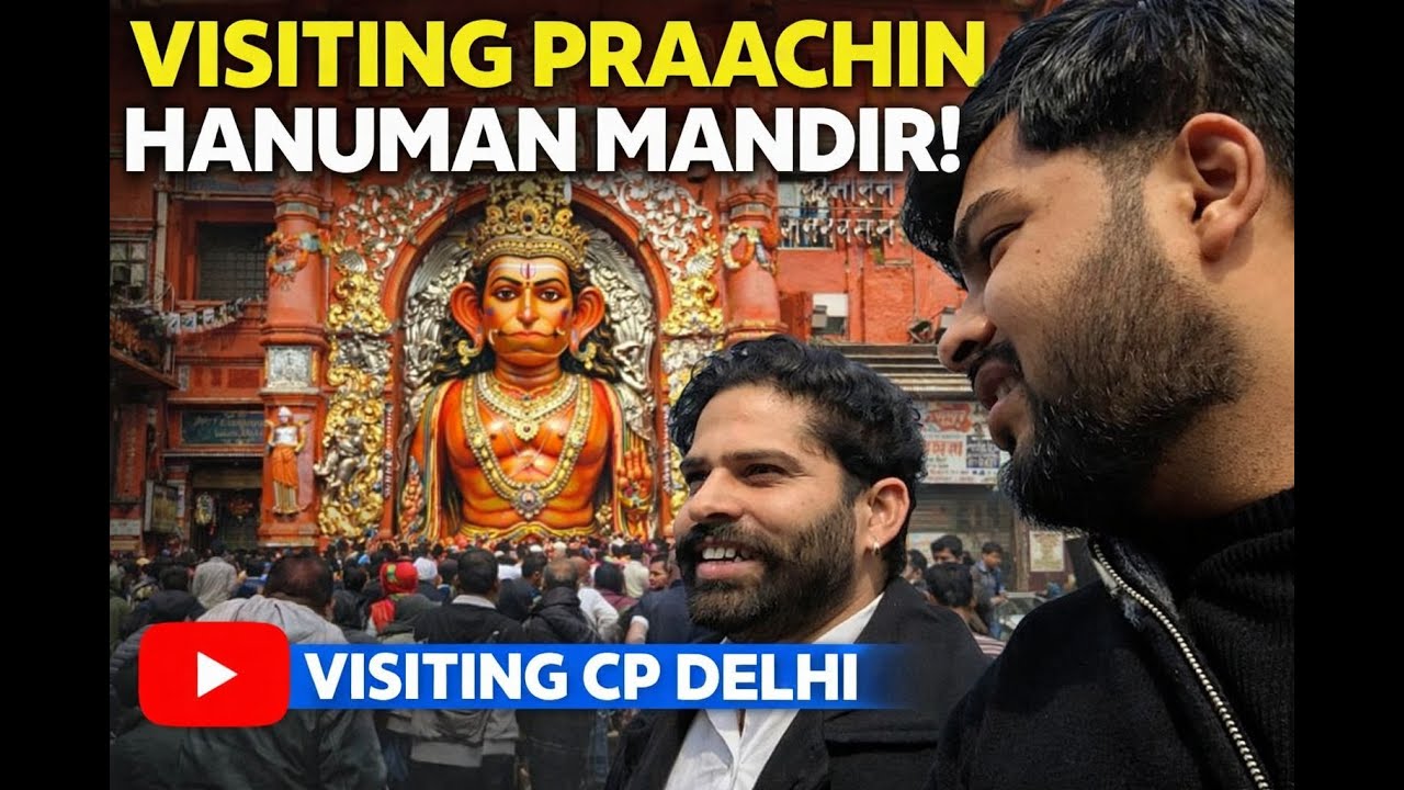 CP Delhi Prachin Hanuman Mandir 🙏 | Guinness World Record of Ram Ram 😱 | Full Vlog