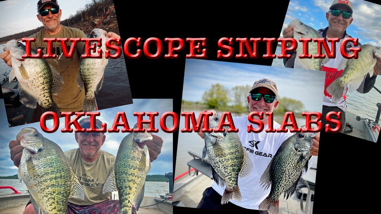 Hunting Oklahoma Slabs With Livescope. Fishing For Roaming Crappie.