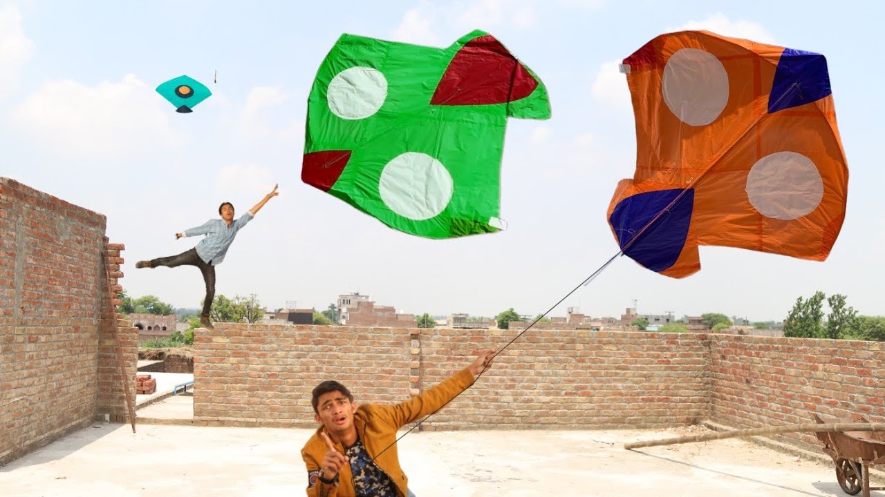 Cutt Kite Caught Vs Door Make Pana | Gudda Challenge