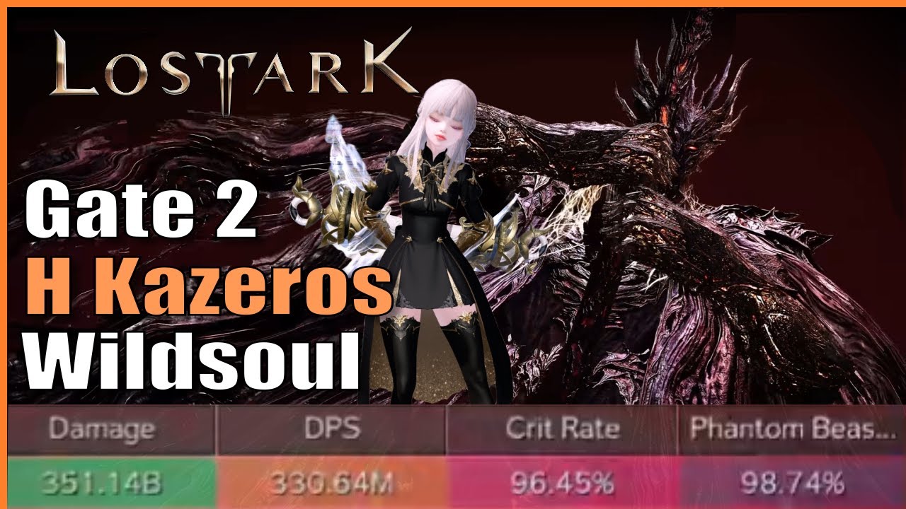 Clash On Somebody Your Own Size! H Kazeros Gate 2 (Phantom Beast Awakening Wildsoul) | Lost Ark