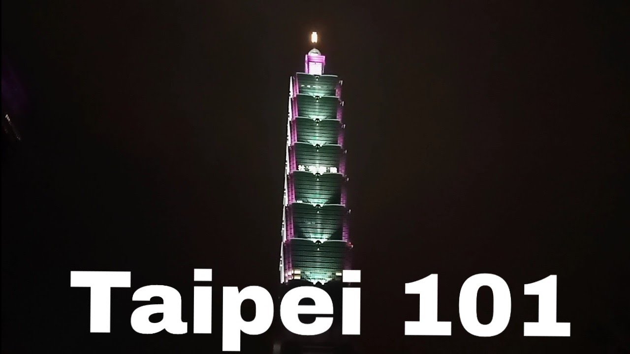 Suasana malam Taipei 101 | 2021