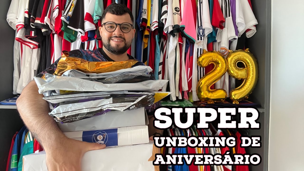 SUPER UNBOXING DE CAMISAS DE FUTEBOL!