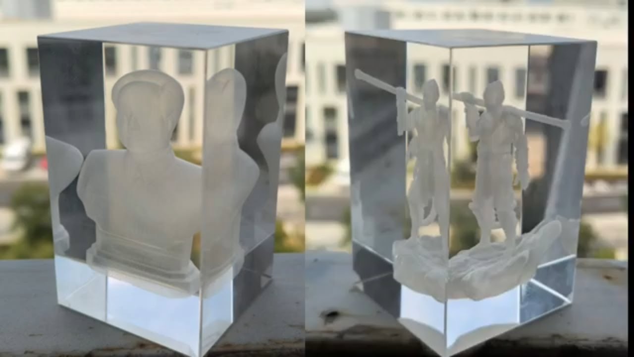 Máquina de grabado láser de cristales 3D | Máquina de grabado láser de cristales fotográficos