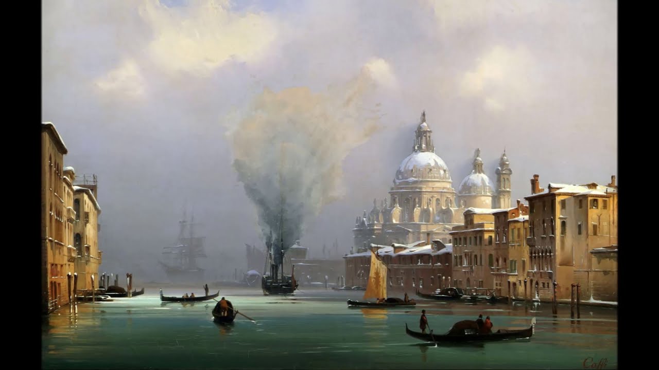 Ippolito Caffi (1809 - 1866) Italian painter ✽ Andr&eacute; Rieu / Romance