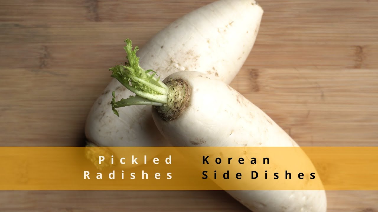 How to make: Korean Pickled Radishes (Chicken Mu)