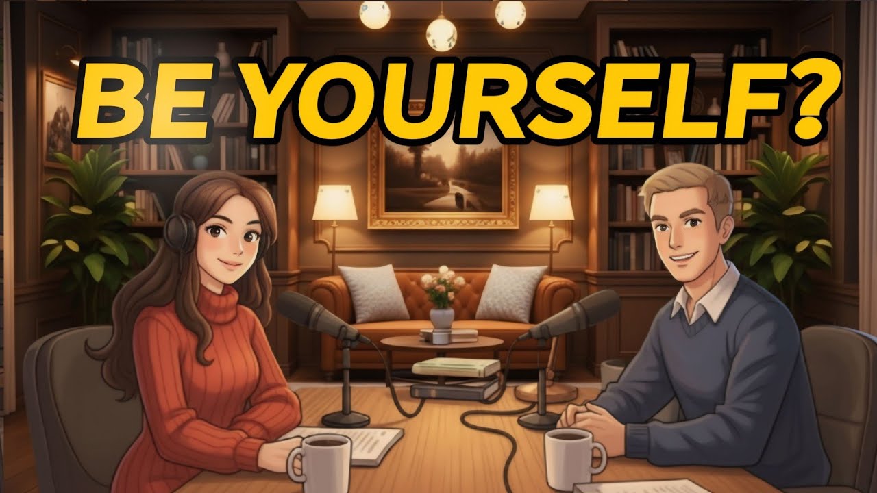Why Being Yourself Feels So Hard | Real English Conversation