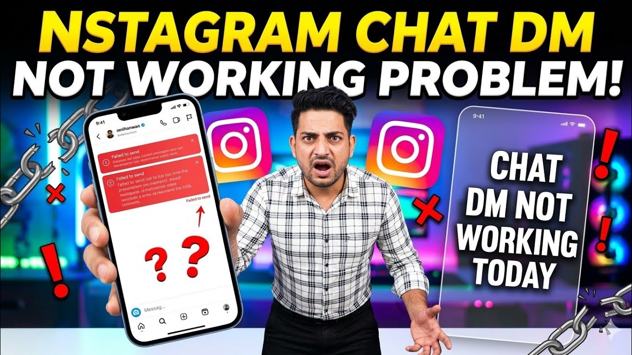 Instagram DM Button Not Working | Instagram Solution 2026 | Instagram app not working solution Today