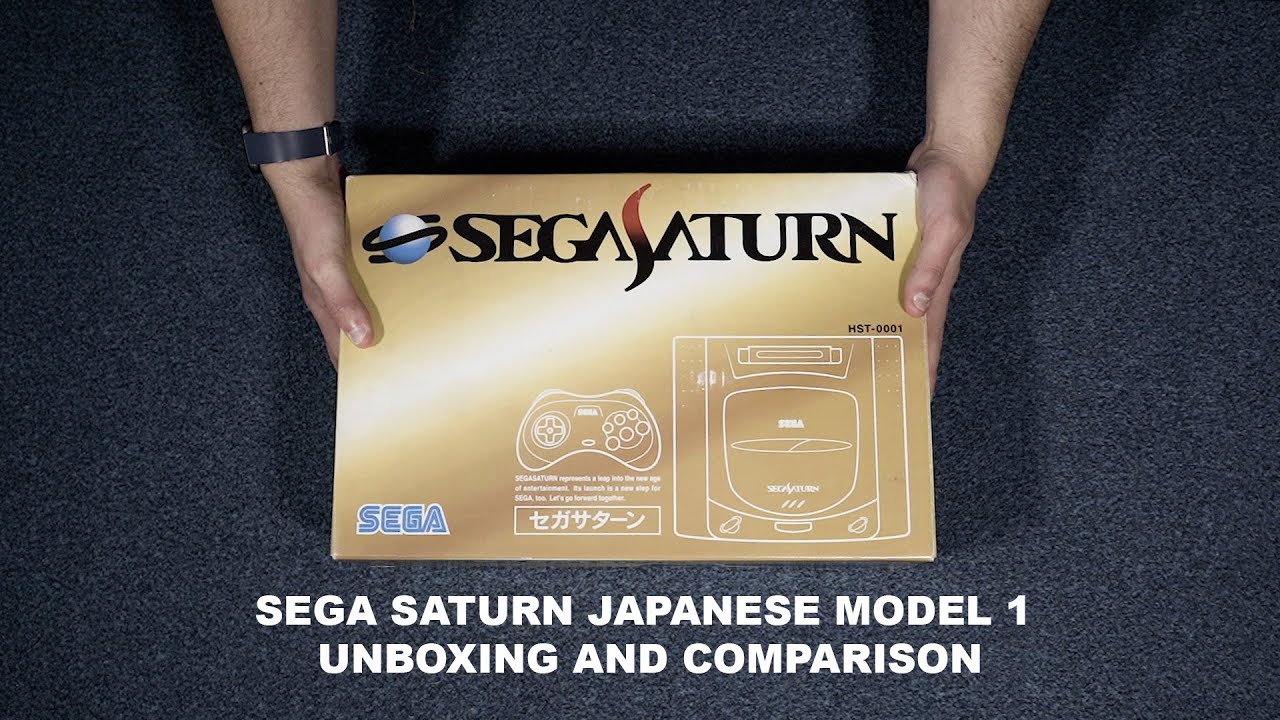 Sega Saturn Japanese Model 1 - Unboxing and Comparison