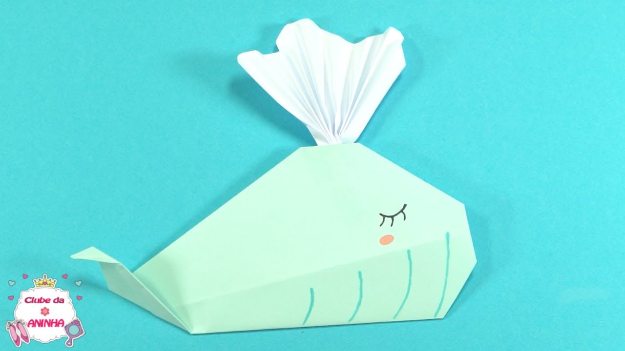 ORIGAMI - Baleia - Whale - Ballena