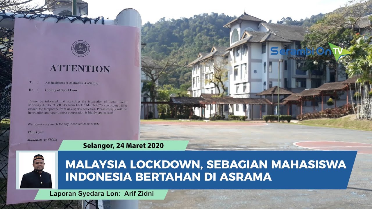 Lockdown di Malaysia, Sebagian Mahasiswa Indonesia Bertahan di Asrama