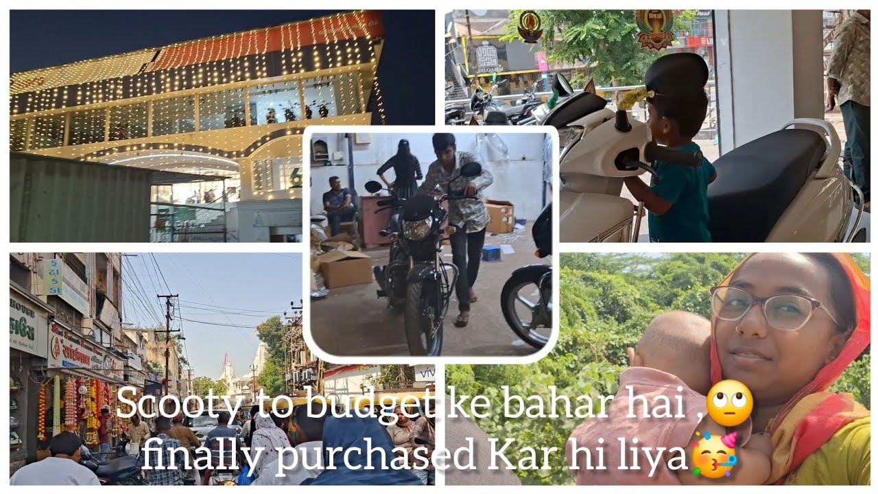 Scooty to budget ke bahar hai🙄,finally purchased Kar hi liya 🥳sodha family has been happy😃